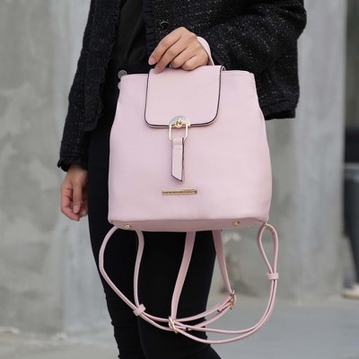 MKF Collection Convertible Backpack with Adjustable Straps, Ingrid | MKF Collection by Mia K - Pink — фото 3