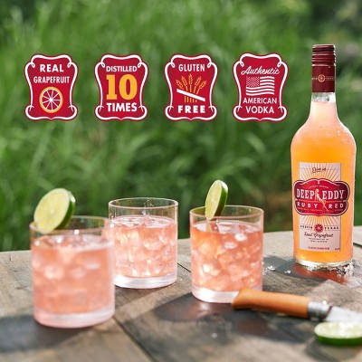 Deep Eddy Ruby Red Grapefruit Vodka - 1L Bottle