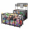 Yescom 2 Pack Pool Float Storage Bin Basket for Toy Raft Noodles Outdoor Waterproof Large Black - 2 of 4