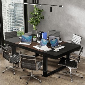FUFU&GAGA Modern Office Conference Meeting Room Table  Meeting Desk - 1 of 4