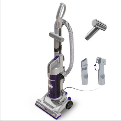 Black and Silver HEPA Filter Upright Vacuum Cleaner for Pets