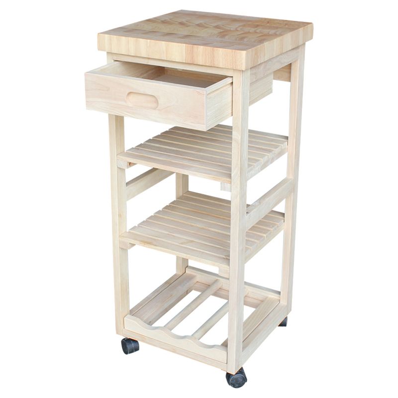 Ashley Kitchen Trolley - Unfinished - International Concepts, 6 of 12