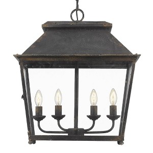 Golden Lighting Abingdon 4 Light Pendant Lantern - 1 of 1