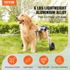 Munora 2-Wheel Large Dog Wheelchair - Adjustable Mobility Aid for Dogs 48-88lbs with 8" EVA Wheels (Size L) - 2 of 4
