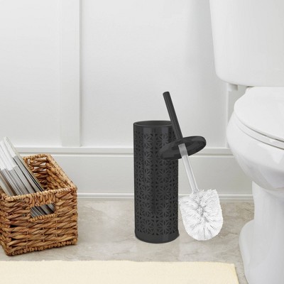 Metal Oil Rubbed Toilet Brush And Holder Set Bronze - Threshold™