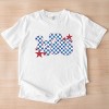 Simply Sage Market Patriotic 1776 Checkered Garment Dyed Tee - 3 of 4