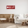 Stupell Industries Ski Lift Arrow Pointing Left, 30" x 13" - 2 of 4
