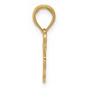 Black Bow Jewelry 14k Yellow Gold Classical Guitar Pendant - 2 of 4