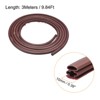 Unique Bargains Self Adhesive Rubber Weatherproofing Weather Stripping - 2 of 4