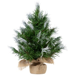 Northlight Whitecap Pine Artificial Mini Christmas Tree - 14" - Unlit - 1 of 4
