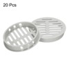 Unique Bargains Bathroom Office Kitchen Plastic Circular Soffit Air Vents Cover 20 Pcs - 3 of 4