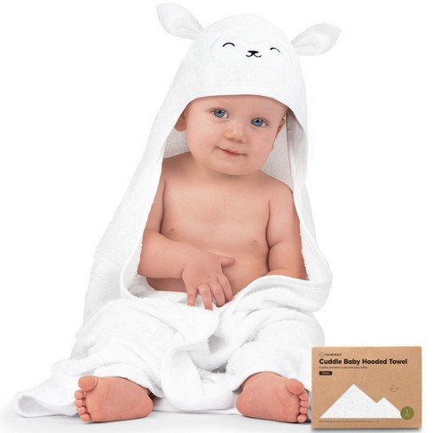 Lambs & Ivy Disney Baby Winnie The Pooh Tan Cotton Hooded Baby Bath Towel
