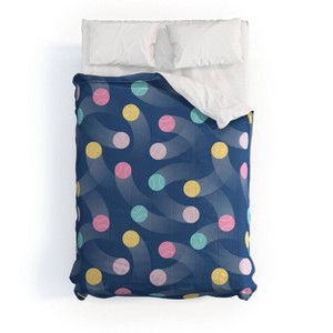Deny Designs Marufemia Colorful Pastel Tennis Balls Kids' Comforter and Sham Set Blue - 1 of 4