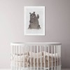 15" x 21" Hello Bear Animals Framed Art Print - Wynwood Studio: Modern Style, Digital Artwork, Plastic White Frame, Wire Mount - 4 of 4