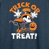 Women's - Disney - Mickey's Halloween Costume Lightweight French Terry Wide Neck Long Sleeve Shirt - 2 of 4
