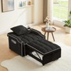VYNXARIA 3-in-1 Sofa Bed, Convertible Sleeper Chair Sofa Bed Adjustable Pull Out Sleeper Chair Bed Multi-Pockets Folding Sofa for Living Room,Bedroom - 4 of 4