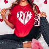 Simply Sage Market Women's Be Mine Distressed Heart Short Sleeve Garment Dyed Tee - 2 of 4