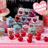 Joyfy 28 Pack Valentine Heart Stress Balls with Themed Gift Box, Smile Face Squeeze Toys for Party Favors Classroom Exchange and Game Rewards - 4 of 4