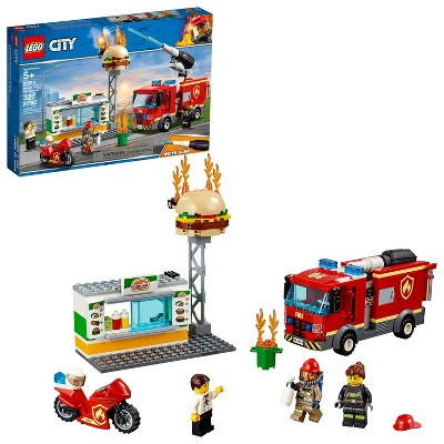 lego burger bar fire