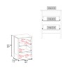 Vynxaria Compact Bookcase, 25.9"H x 18.9"W x 15"D, Scratch Resistant Melamine, Ideal for Small Spaces, Sofa/Bedside Use - 4 of 4