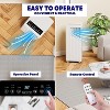 8,000 BTU 3-in-1 Portable Air Conditioner - Cools Rooms Up to 350 Sq.Ft with Fan & Dehumidifier, Quiet AC Unit for Bedroom with Easy Install Kit - 3 of 4