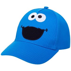 Sesame Street Cookie Monster Baseball Hat for Boys Ages 2-4,  Kids Cap - 1 of 4