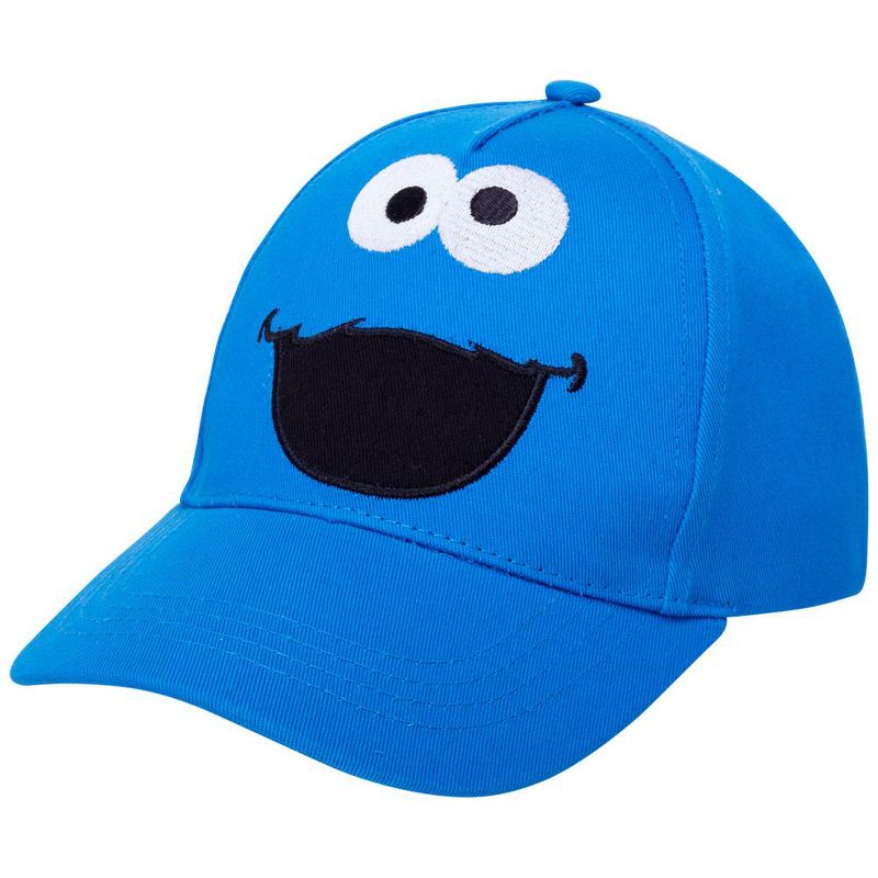 Sesame Street Cookie Monster Baseball Hat for Boys Ages 2-4,  Kids Cap, 1 of 6