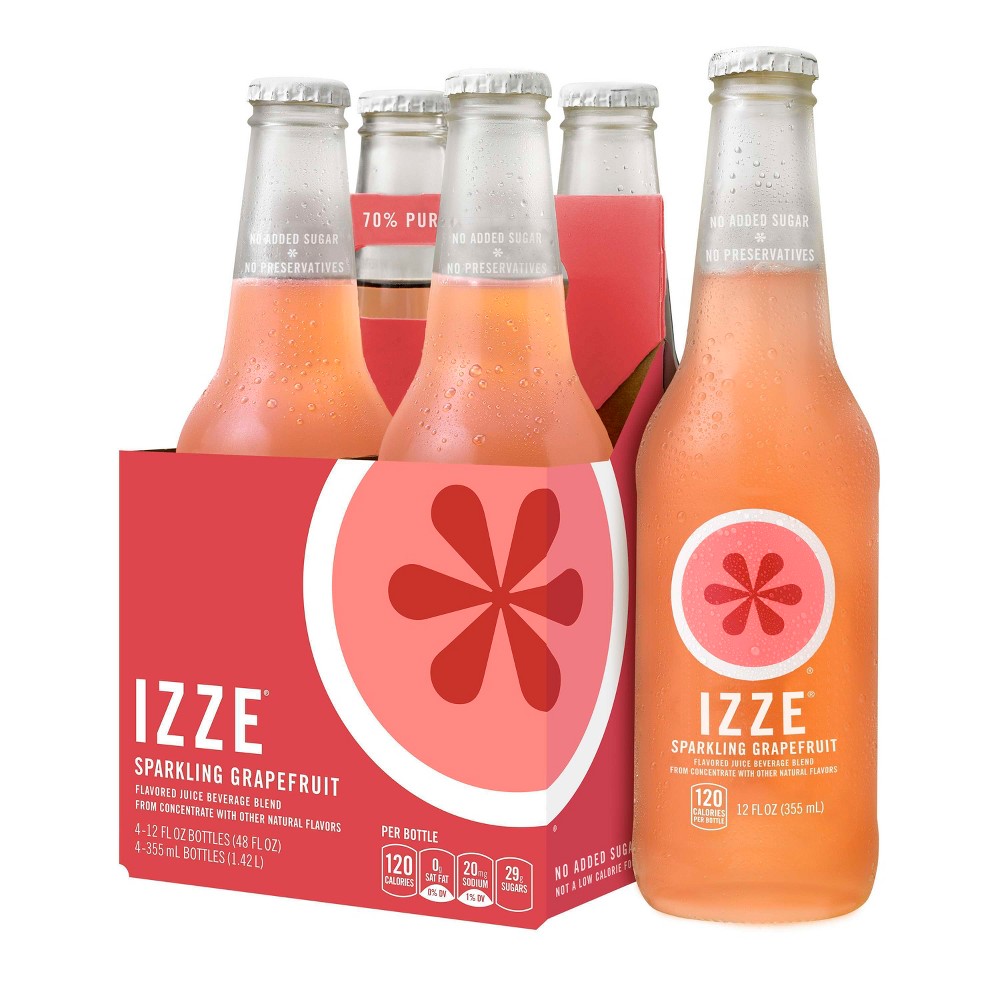 UPC 836093002047 product image for Izze Sparkling Grapefruit - 4pk/12 fl oz Glass Bottles | upcitemdb.com