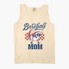 Simply Sage Market Women's Baseball Mom Checkered Garment Dyed Heavy Weight Tank - 3 of 3