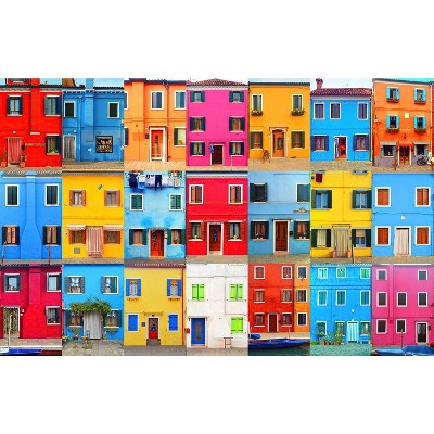 Toynk Brilliant Burano Island Venice, Italy Puzzle | 1000 Piece Jigsaw Puzzle