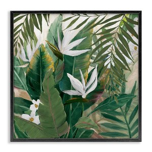 Stupell Industries Tropical Birds Of Paradise Plant Framed Giclee Art - 1 of 4