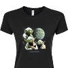Women's - Star Wars - Yoda Death Star Fitted Graphic T-Shirt - 2 of 3