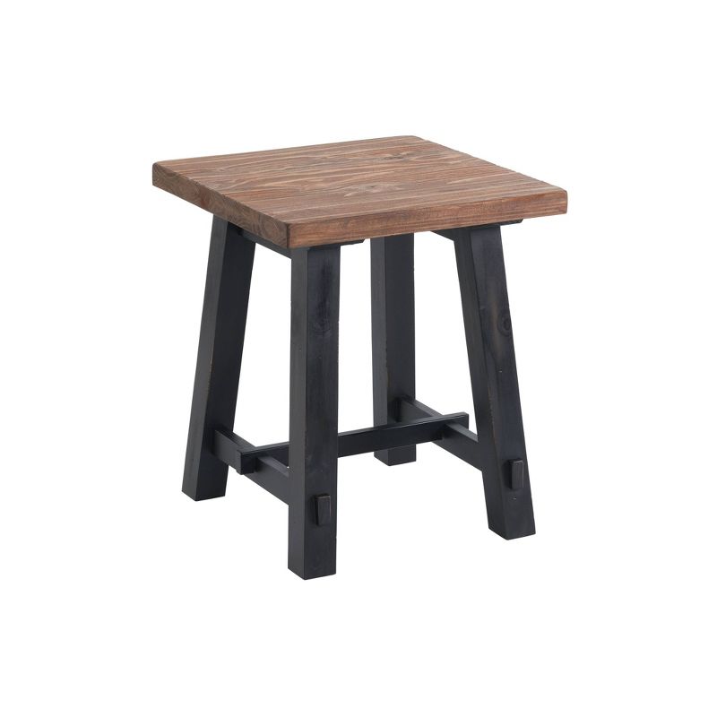 21&#34; Odin Solid Wood Side Table Black - Alaterre Furniture, 4 of 7
