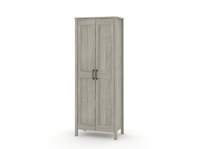 Spring Maple Two-Door Living Room Storage Cabinet with Adjustable Shelving