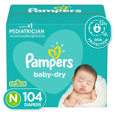 Implicaties Vier Minachting Pampers Baby Dry Diapers - (select Size And Count) : Target