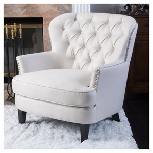 Tafton Tufted Club Chair - Christopher Knight Home - 1 of 4
