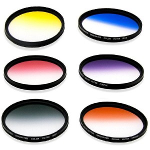 Vivitar 55mm Rotating Graduated Color Filters - 1 of 4