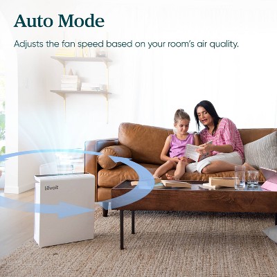 Levoit White HEPA Air Purifier with Odor Absorbing Filter