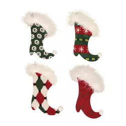 C&F Home Dancing Petit Point Mini Stocking A/4