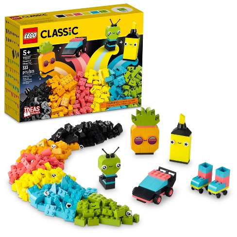 puberteit makkelijk te gebruiken vacature Lego Classic Creative Neon Fun Creative Brick Box Set 11027 : Target