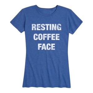 Women's - Instant Message - Resting Coffee Face Short Sleeve Graphic T-Shirt - 1 of 4