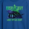 Men's - How to Train Your Dragon - Night Fury Light Up The Night Long Sleeve Graphic T-Shirt - 2 of 4