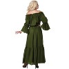 California Costumes Renaissance Peasant Gown Women's Costume (Green) - 2 of 2