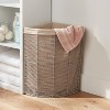Tapered Corner Hamper Gray - Brightroom™ - image 2 of 3