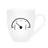 Pearhead Dadlife/Fuel Gauge Ceramic Mug drinkware - White 16oz - 3 of 4