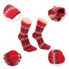 Unique Bargains Women's Retro Heart Pattern Winter Warm Socks Assorted Color 5 Pair - 3 of 4