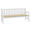 vidaXL Garden Bench Cushion Beige 70.9"x19.7"x1.2" Oxford Fabric - 3 of 4