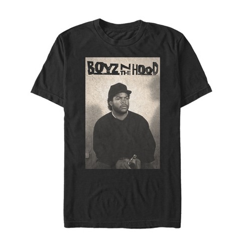Boyz N The Hood Men's Officially Licensed Ice Cube Graphic Tee T-Shirt (Medium/Large, Brown), Size: Medium-Large