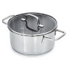 BergHOFF Helix Recycled 18/10 Stainless Steel Stockpots With Glass Lid - 2 of 4