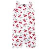 Hudson Baby Infant Girls Cotton Rompers 3pk, Cherries - 3 of 4